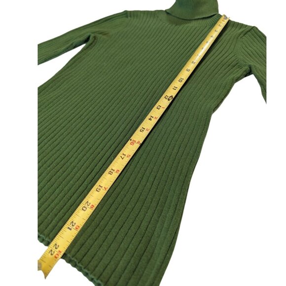 Merona Ribbed Knit Turtleneck Sweater Women’s Size S – Forest Green - Picture 8 of 10